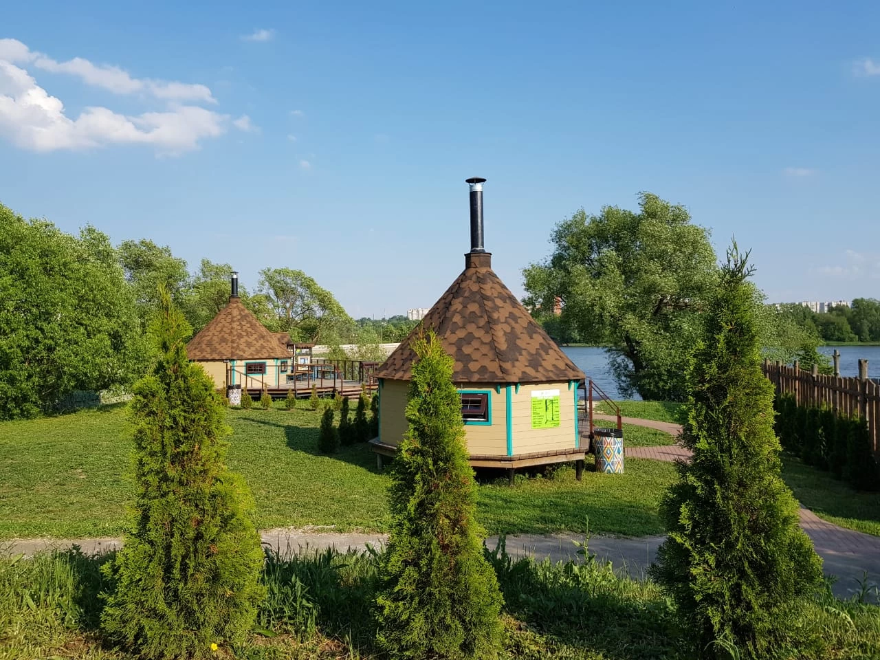 Барбекю-парк "Зеленый мыс" Гриль-домики с жаровней- №3
